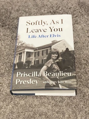 PRISCILLA PRESLEY: SOFTLY, AS I LEAVE YOU: SIGNED UK FIRST EDITION HARDCOVER - Image 1 of 4
