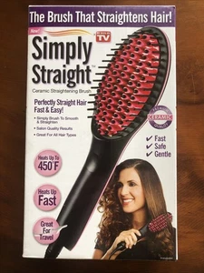 SIMPLY STRAIGHT ceramic Brush By Ontel Products  - Picture 1 of 5