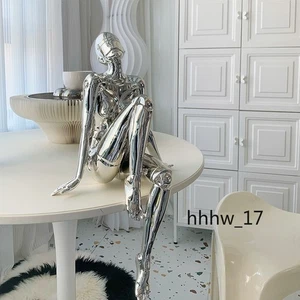 Hajime Sorayama Ornamente Frauen Roboter Skulptur Kunst Schreibtisch Modell Geschenk Spielzeug Harz - Bild 1 von 21