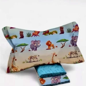 Novia Completo Letto 3pz Jungle Animali Letto Singolo 100% cotone 1 Piazza - Foto 1 di 1