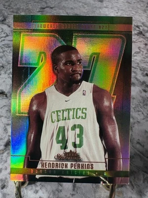 2003-04 Fleer Showcase Kendrick Perkins novato Boston Celtics #121 916/1000 ¡RC! Foto 1 de 2