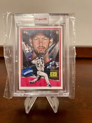 TOPPS PROJECT 70 - CLAYTON KERSHAW - BEN BALLER AP 03/51 СЕРЕБРЯНАЯ РАМА #63 - Изображение 1 из 2