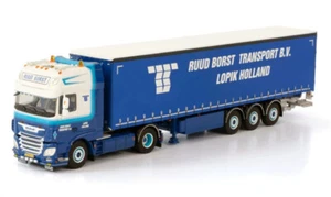 1:50 for WSI for DAF XF SUPER SPACE CAB MY2017 4X2 CURTAINSIDE TRAILER - 3 AXLE - Picture 1 of 4
