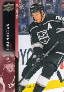 2021-22 Upper Deck EXCLUSIVES #334 - DUSTIN BROWN /100