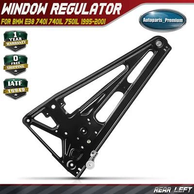 Regulador de ventana sin motor para BMW E38 740i 740iL 750iL 1995-2001 trasero izquierdo Foto 1 de 4