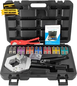 Hydraulic Hose Crimper Hydra-Krimp 71500 Manual A/C Hose Crimper Kit Air - Picture 1 of 5