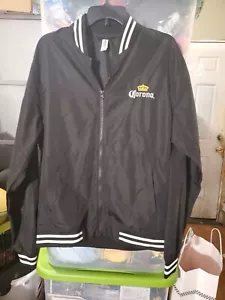 Independent Brand Corona Extra Beer Black Windbreaker Jacket XLarge! - Picture 1 of 1