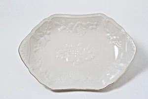 Lenox China FRUITS OF LIFE CANDY Schale geprägte Früchte Goldrand Made in USA 1993 - Bild 1 von 8