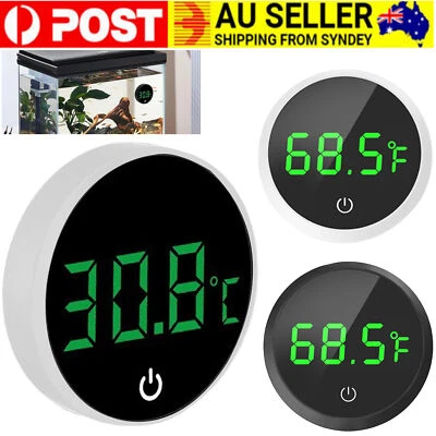 Aquarium Thermometer Rechargeable Digital LED Display Fish Tank Thermometer AU - image 1 of 4