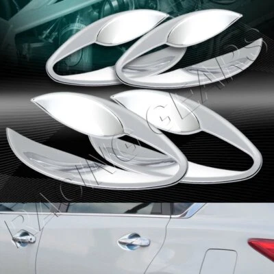 ESPEJO CROMADO MANIJA PUERTA CUENCO TAPA TAPAS EMBELLECEDOR 4 PIEZAS PARA NISSAN ALTIMA 13-18 Foto 1 de 3