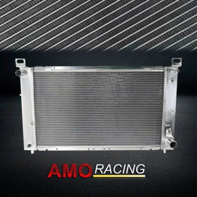 Radiador de aluminio de carreras de 3 filas para Chevrolet Silverado GMC Sierra 1999-2013 AT Foto 1 de 4