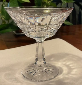 Waterford Crystal Kylemore Martini 4 3/4" Champagne Sherbet Glass Gothic Mark - Picture 1 of 4