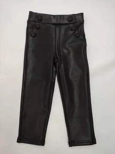 LEGGINGS FELPATO EFFETTO PELLE RAGAZZA - Foto 1 di 11