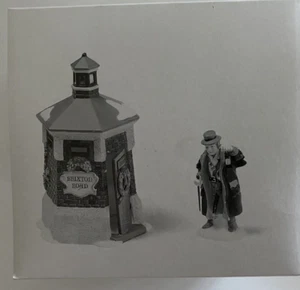 Dept 56 Heritage Village Collection “Brixton Road Watchman” 2 pc Set - NIB - Picture 1 of 5