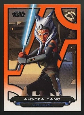 AHSOKA TANO 2018 Topps Star Wars Galactic Files Reborn Orange #REB-16 C1 - Image 1 of 2