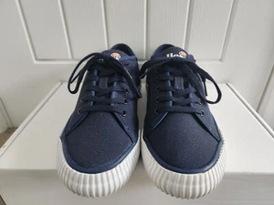 Ellesse Tropea Damen Sneaker Schuhe Canvas Navy UK6 EUR39,5 Brandneu UVP 50£ - Bild 1 von 11
