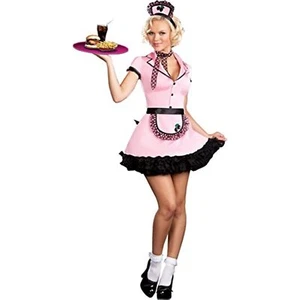 Sherri Cola -  Dreamgirl - Adult Costume - Pink/Black - Small - Picture 1 of 1