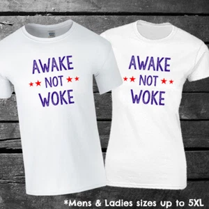 T-Shirt Awake Not Woke Herren Damen Kinder - Bild 1 von 1