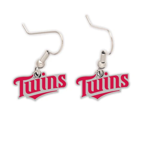 Minnesota Twins Dangle Earrings MLB New Cover