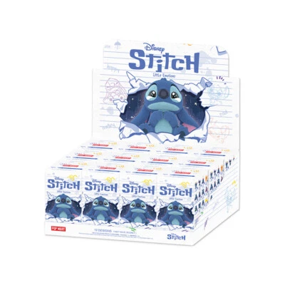 Original POPMART Stitch Little Emotions Series Figure One Set(12pcs) Blind Box