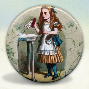 Alice Drink Me Nursery Pocket Mirror tartx - Picture 1 of 3