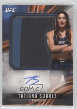 2019 Topps UFC Knockout Jumbo Fight Mat Relic /99 Tatiana Suarez #AJM-TS Auto