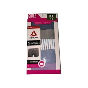 Reebok Girls Seamless Boyshort Panties 5-Pack Extra Large 16 - Picture 1 of 3