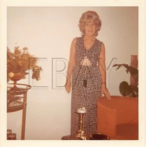 Originalfoto 3,5x3,5 blonde Frau Porträt H93 #3 - Bild 1 von 2