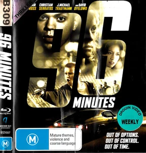 96 Minutes Blu-Ray Thriller Disc Like New - Picture 1 of 2