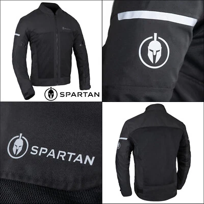 Oxford Spartan Air Summer Motorcycle Motorbike Sports Touring Jacket - Black - Image 1 of 4