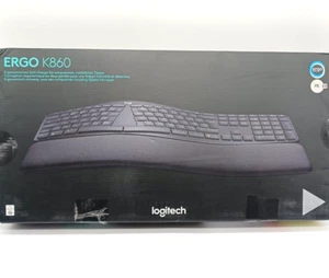 Logitech Ergo K860 Kabellose Bluetooth Tastatur - Schwarz AZERTY Französisch - Bild 1 von 4