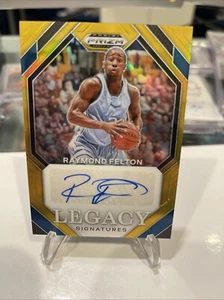 2024 Panini Prizm Draft Picks Raymond Felton True GOLD Legacy Auto /10 UNC 🔥 - Picture 1 of 4