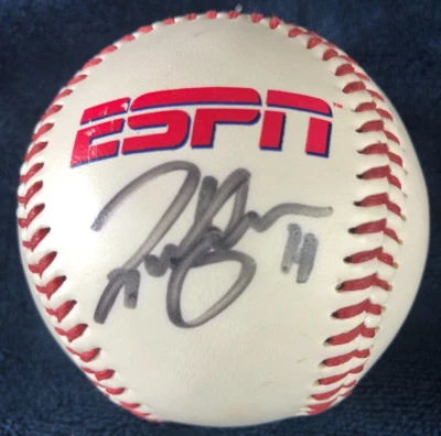 ESPN Baseball Tonight Embossed Logo Baseball with Richie Sexson autograph - Image 1 of 4