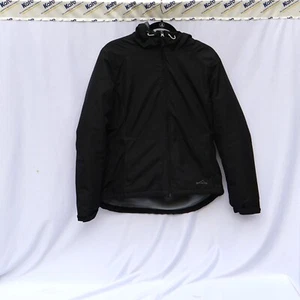 Chaqueta para mujer Eddie Bauer mediana de nailon negra con cremallera - Imagen 1 de 6