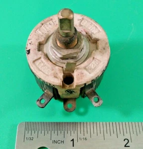 TRU-OHM RH-2524 TYPE R-25 RHEOSTAT 100OHM 300V   - Picture 1 of 9