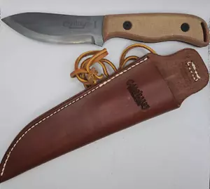 NOS Camillus Bushcrafter USA 8.5” Fixed Knife W/ Sheath 19095 NIB - Picture 1 of 7