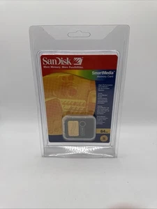 SanDisk SmartMedia ID 64MB 3.3V SM Memory Card for Fujifilm/Olympus SDSM-64-5 - Picture 1 of 6