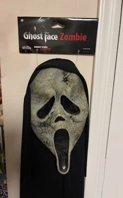 Brand New FunWorld Scream Ghost Face Zombie Mask Halloween - Image 1 of 2