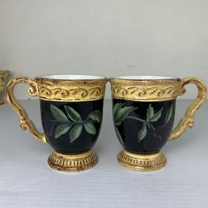 2 tazas de té de café internacionales certificadas por Raymond Waites Pompeya taza fruta - Imagen 1 de 6