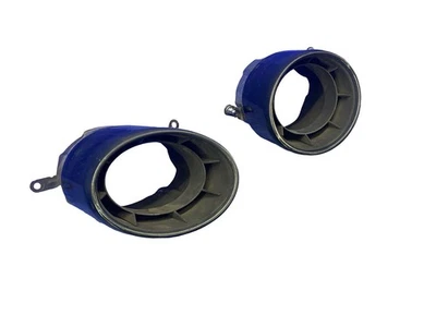 2020 2021 2022 2023 Audi R8 Rear Left Right Exhaust Muffler Tip Set Black Oem - Image 1 of 4