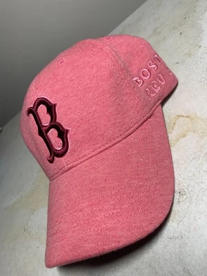 Boston Red Sox Women's Pink Strapback Hat Cap Adjustable - Image 1 of 4
