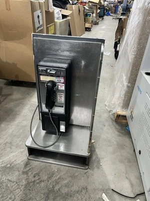 Teléfono de pago AT&T vintage con cubierta de montaje en pared, se puede enviar Foto 1 de 4