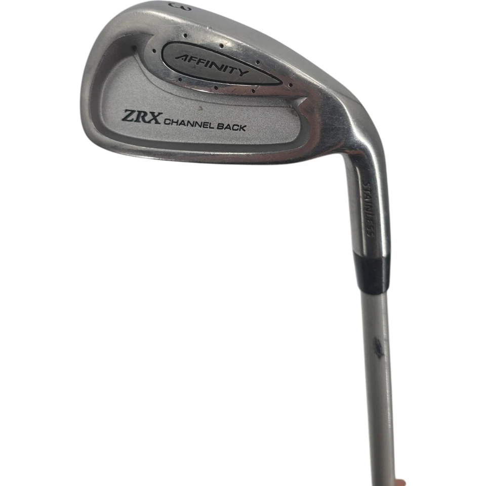Affinity ZRX Channel Back Stainless 3 Iron Golf Club RH Graphite Shaft 40 in - Image 1 of 4