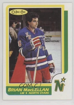 1986-87 O-Pee-Chee Brian MacLellan #33 - Image 1 of 2