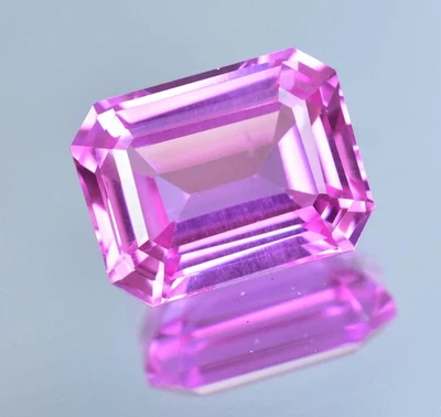 26.05 Ct Natural Pink Morganite Flawless AGL Certified Emerald Loose Gemstone - Image 1 of 4