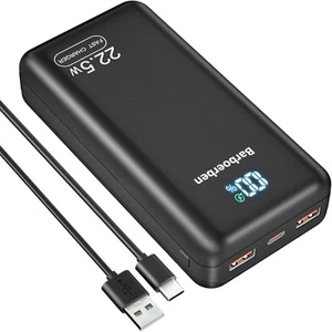 PowerBank 25800 mAh 22.5 W externe Battery PD20W Fast Charging USB-C LED Display - Bild 1 von 1
