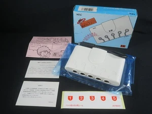 pc engine multitap controller NEC Japan multi tap White Pi-Pd003 authentic boxed - Picture 1 of 24