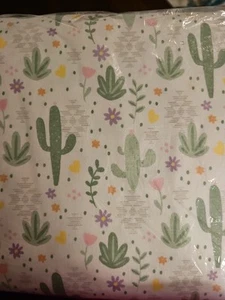 PERNO 8 YARDAS DESIERTO CACTUS FLORES FRANELA TELA COSTURA TRAPO EDREDÓN ALGODÓN VIVERO - Imagen 1 de 4
