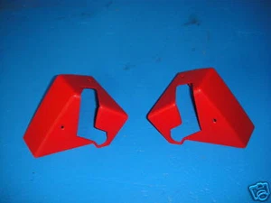 1993-1996 C4 CORVETTE TORCH RED TOP STORAGE BRACKET COVERS  - Picture 1 of 1