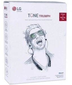 OEM LG TONE TRIUMPH HBS-510 Wireless Bluetooth Stereo Neckbank Headset All Black - Photo 1 sur 1